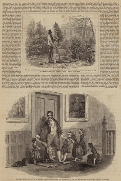 Illustrationen für Der kleine Tannenbaum von Edward Duncan